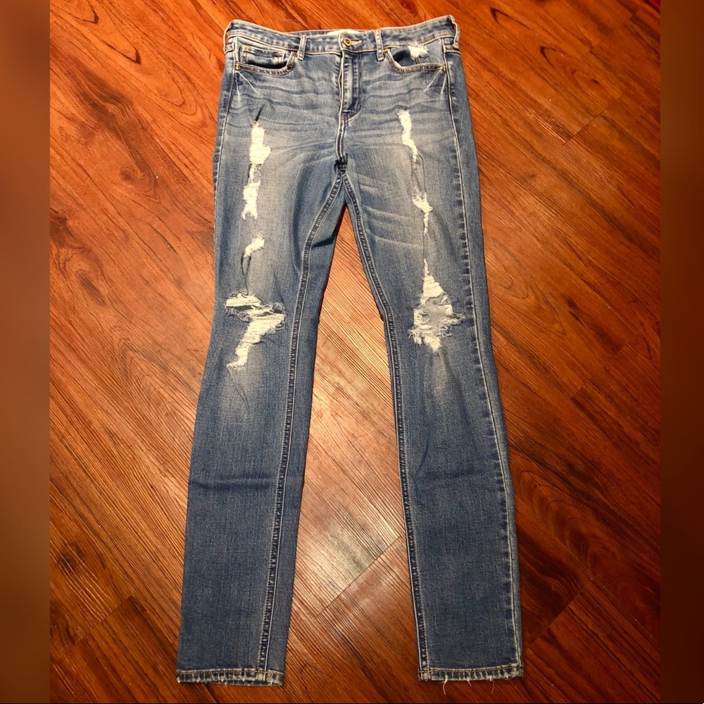 High Waisted Hollister Jeans